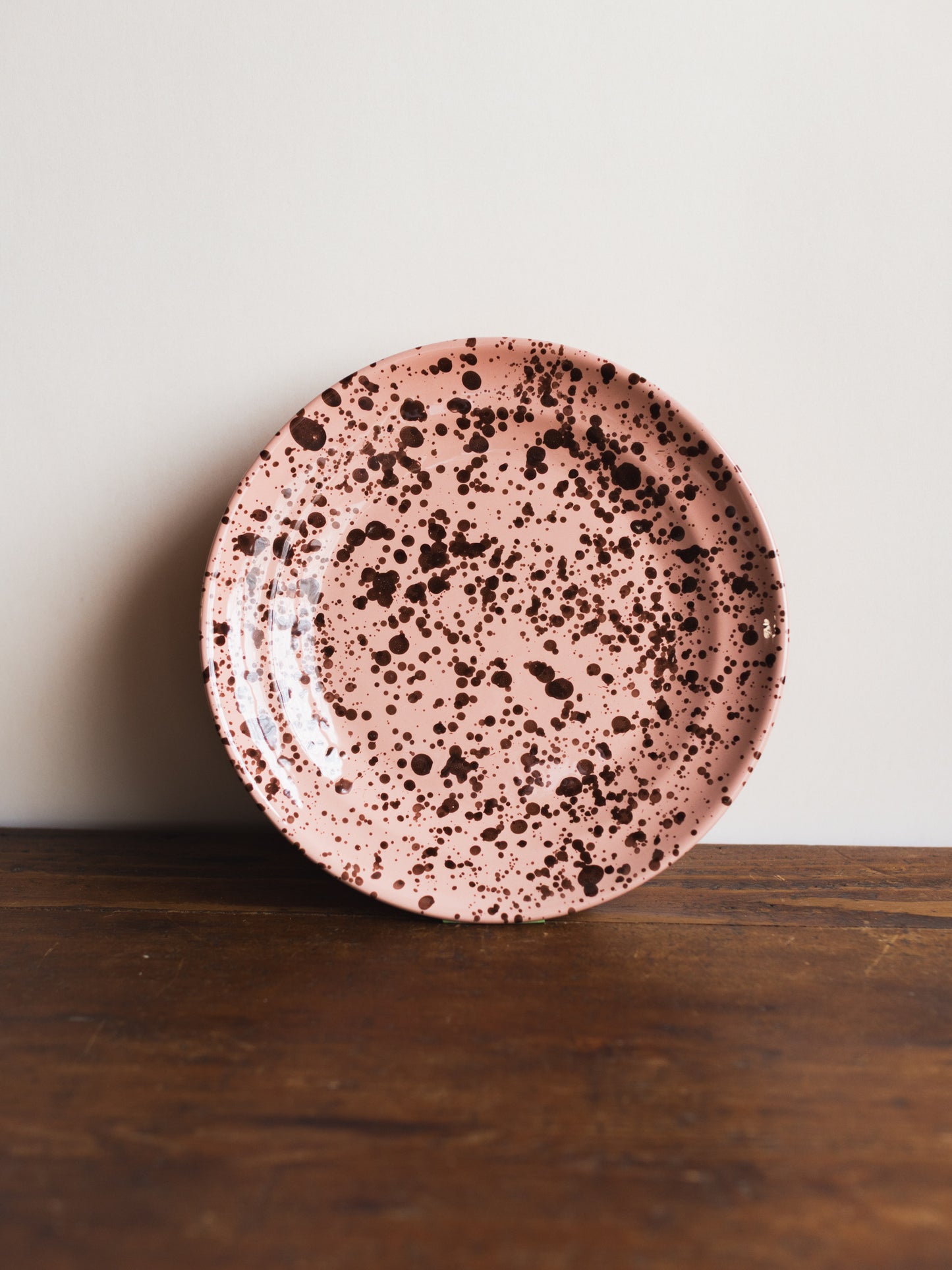 Ceramic Splatter Dinner Plate