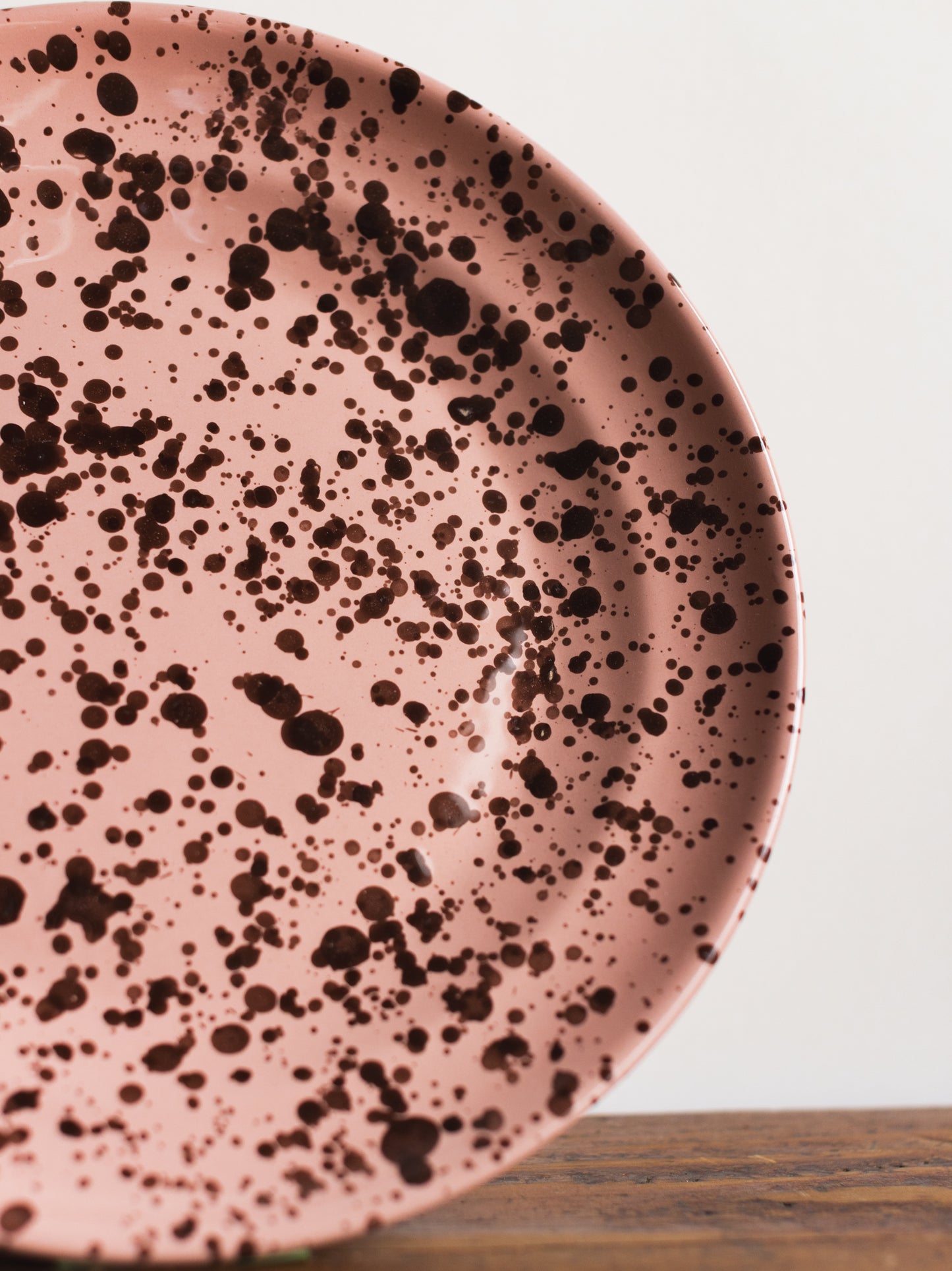 Ceramic Splatter Dinner Plate