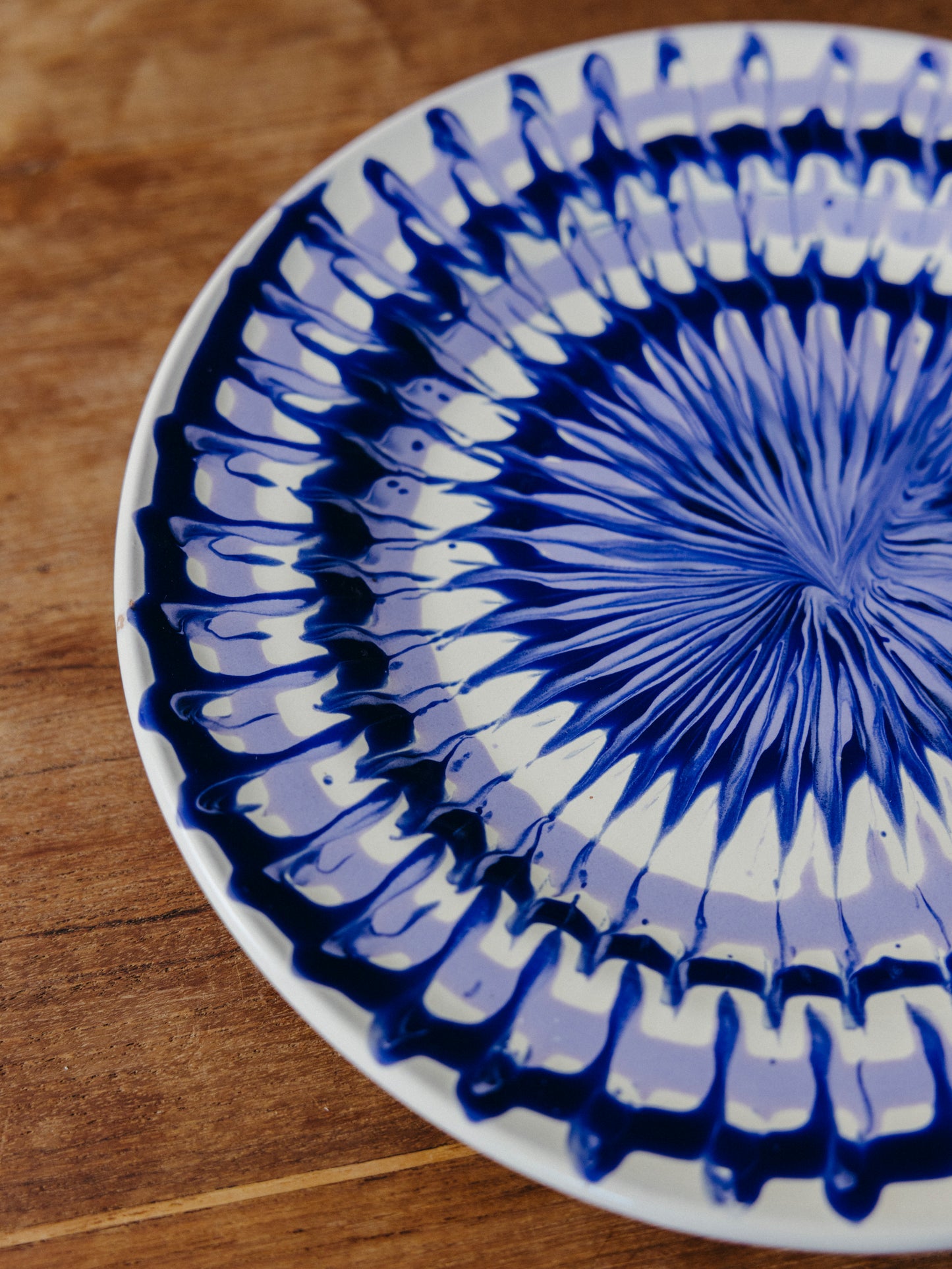 Ceramic Spiral Fruit Plate, No. 02