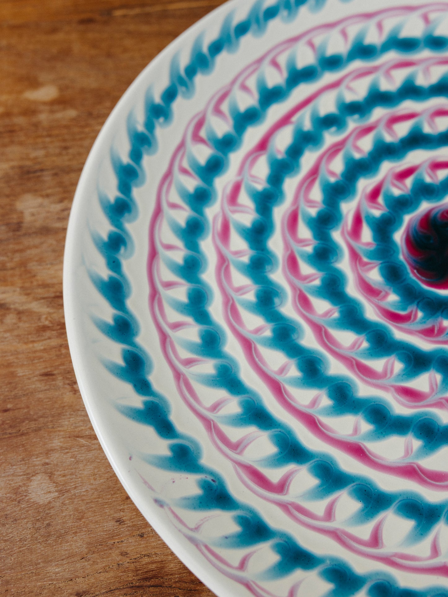 Ceramic Spiral Cake Plate, No. 02