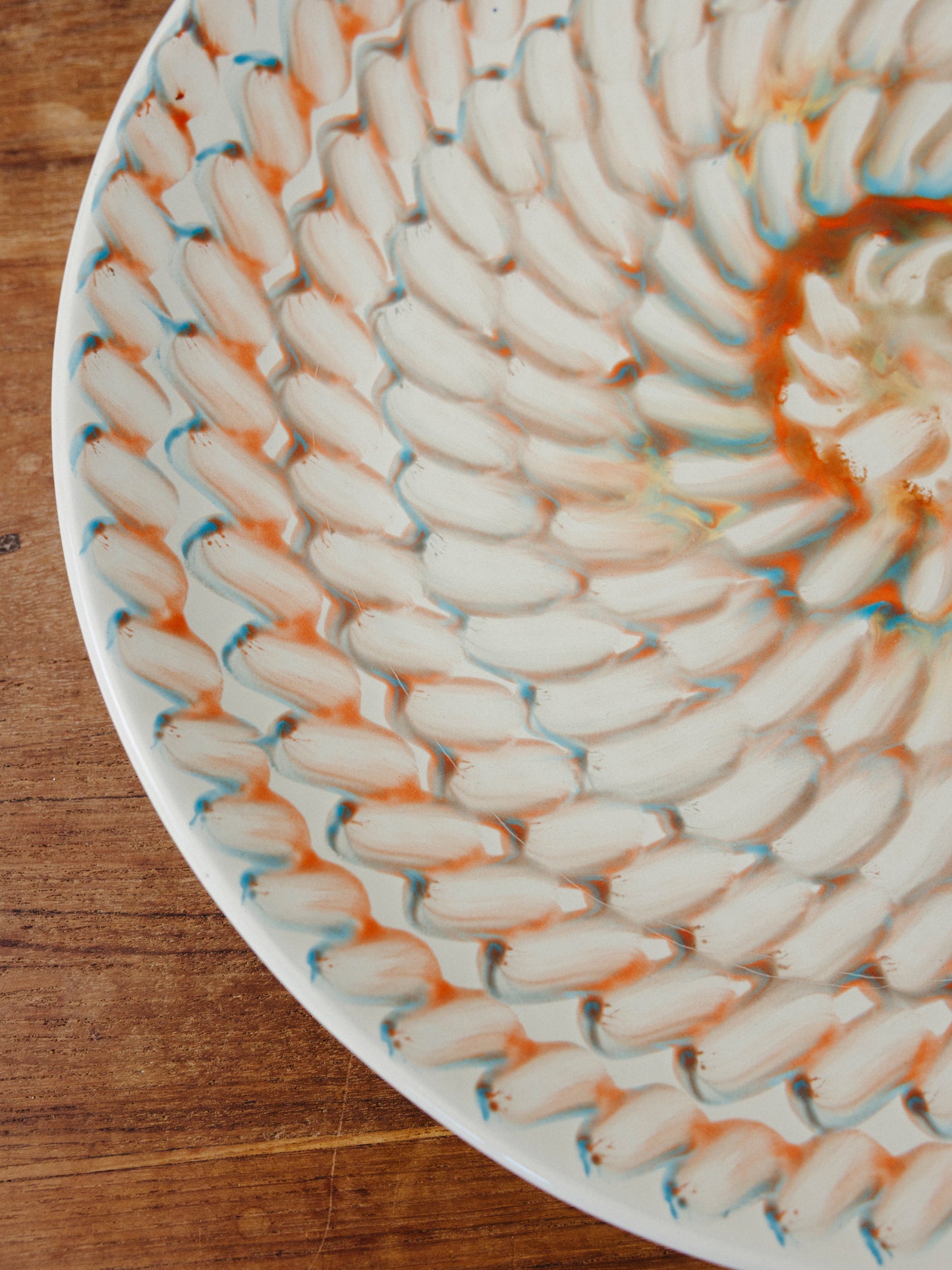 Ceramic Spiral Cake Plate, No. 04