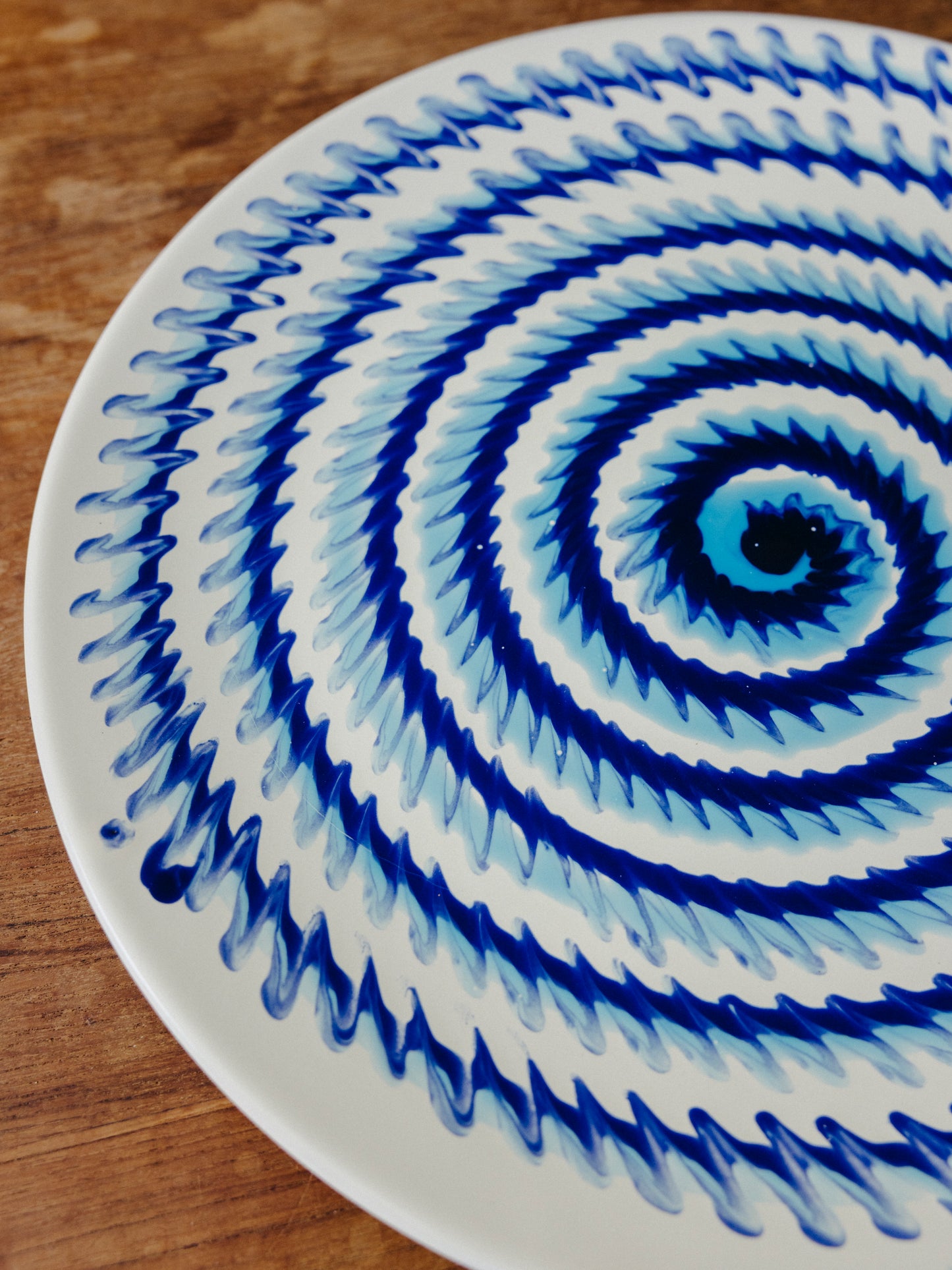 Ceramic Spiral Cake Plate, No. 07