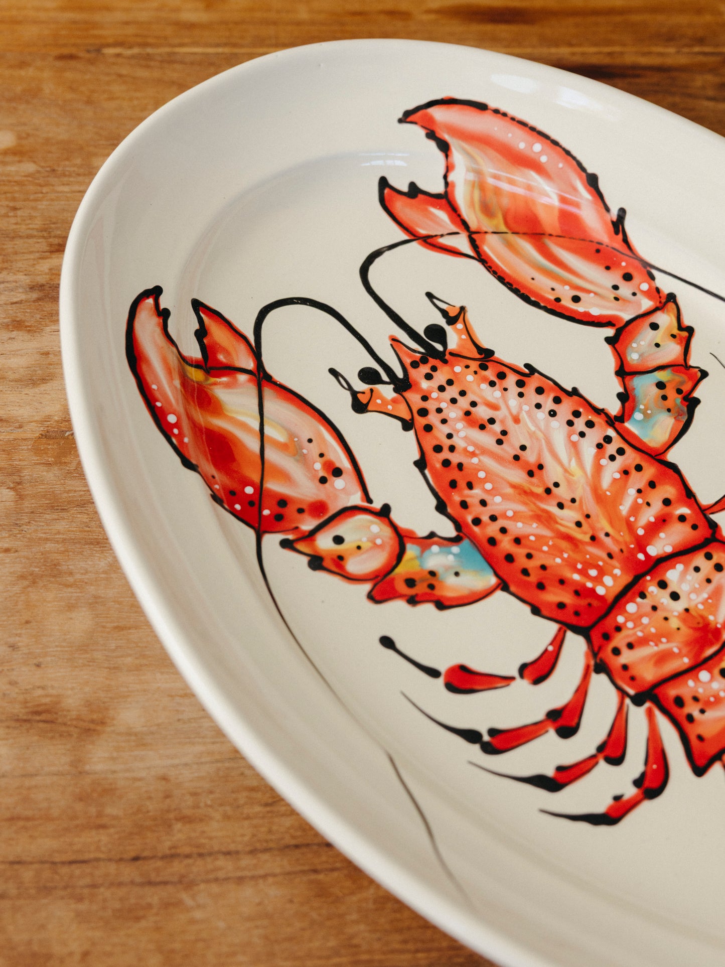 Ceramic Lobster Serving Platter, No. 1
