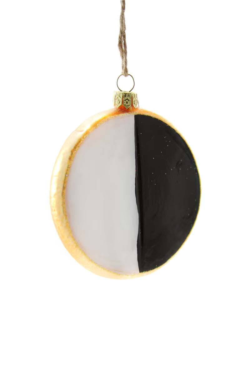 Black And White Cookie Ornament