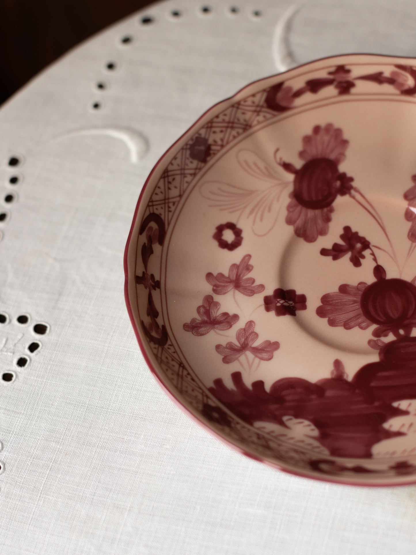 Oriente Italiano Antico Doccia Tea Saucer