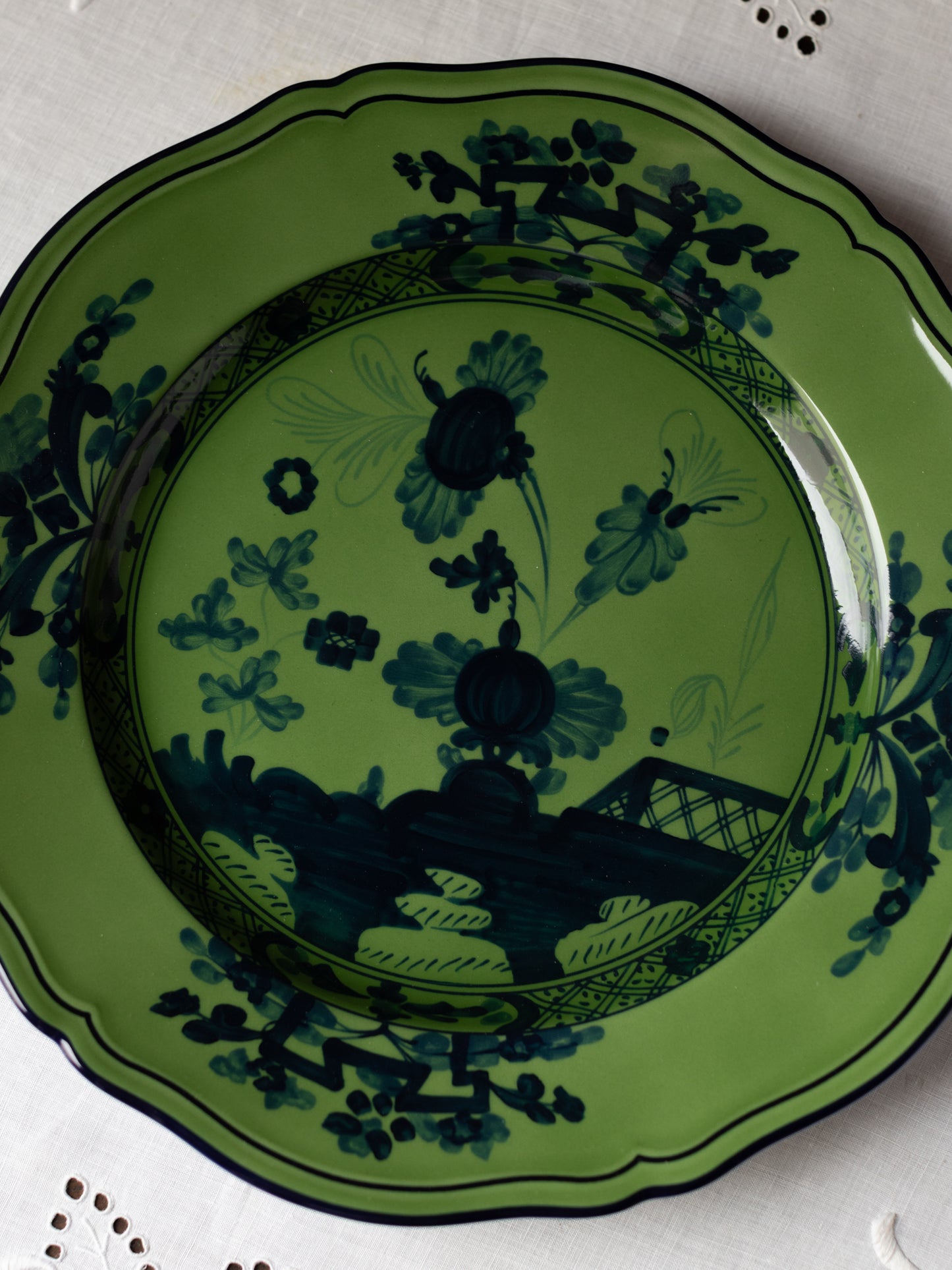 Oriente Italiano Antico Doccia Flat Dinner Plate