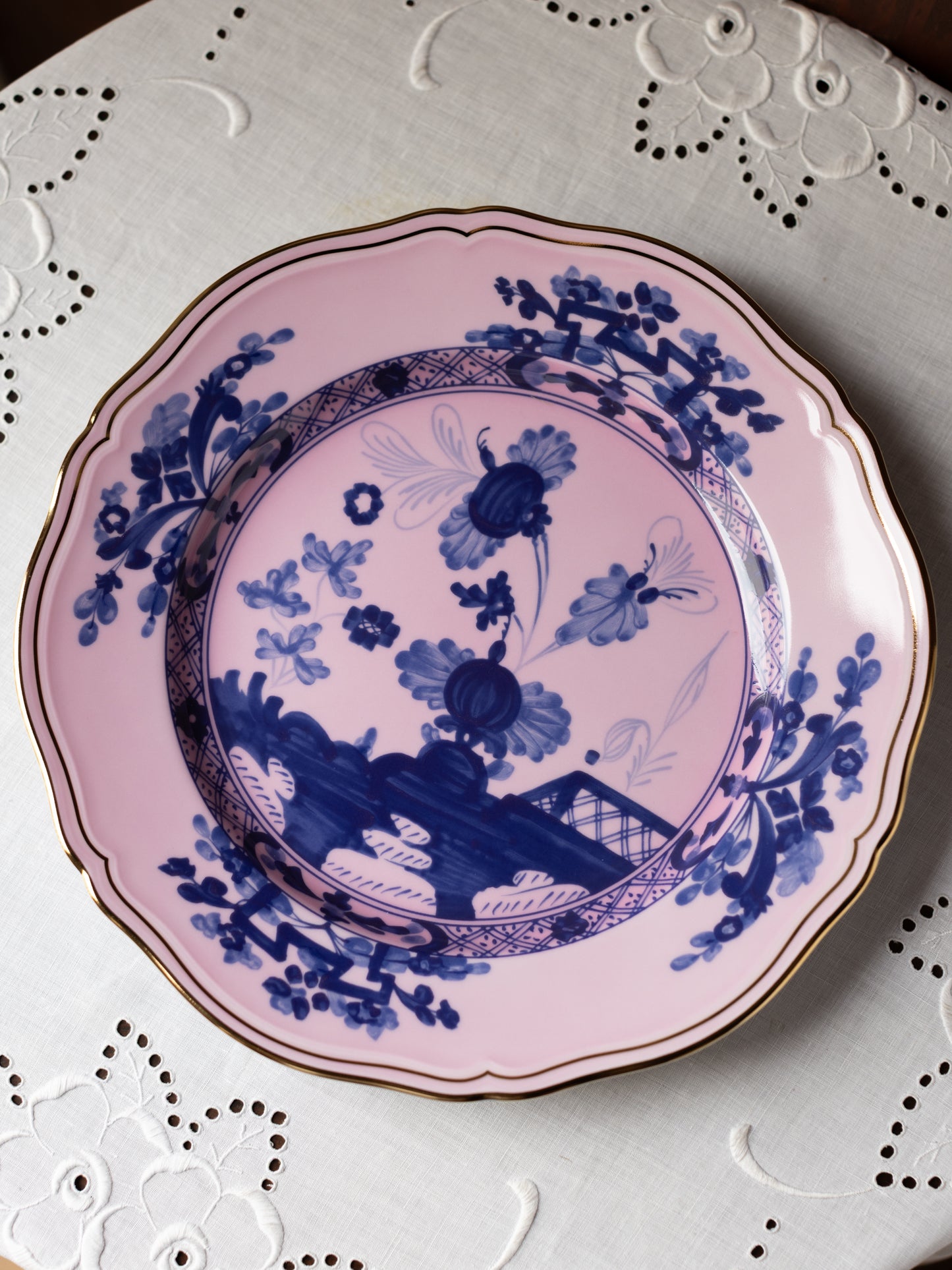 Oriente Italiano Antico Doccia Flat Dinner Plate