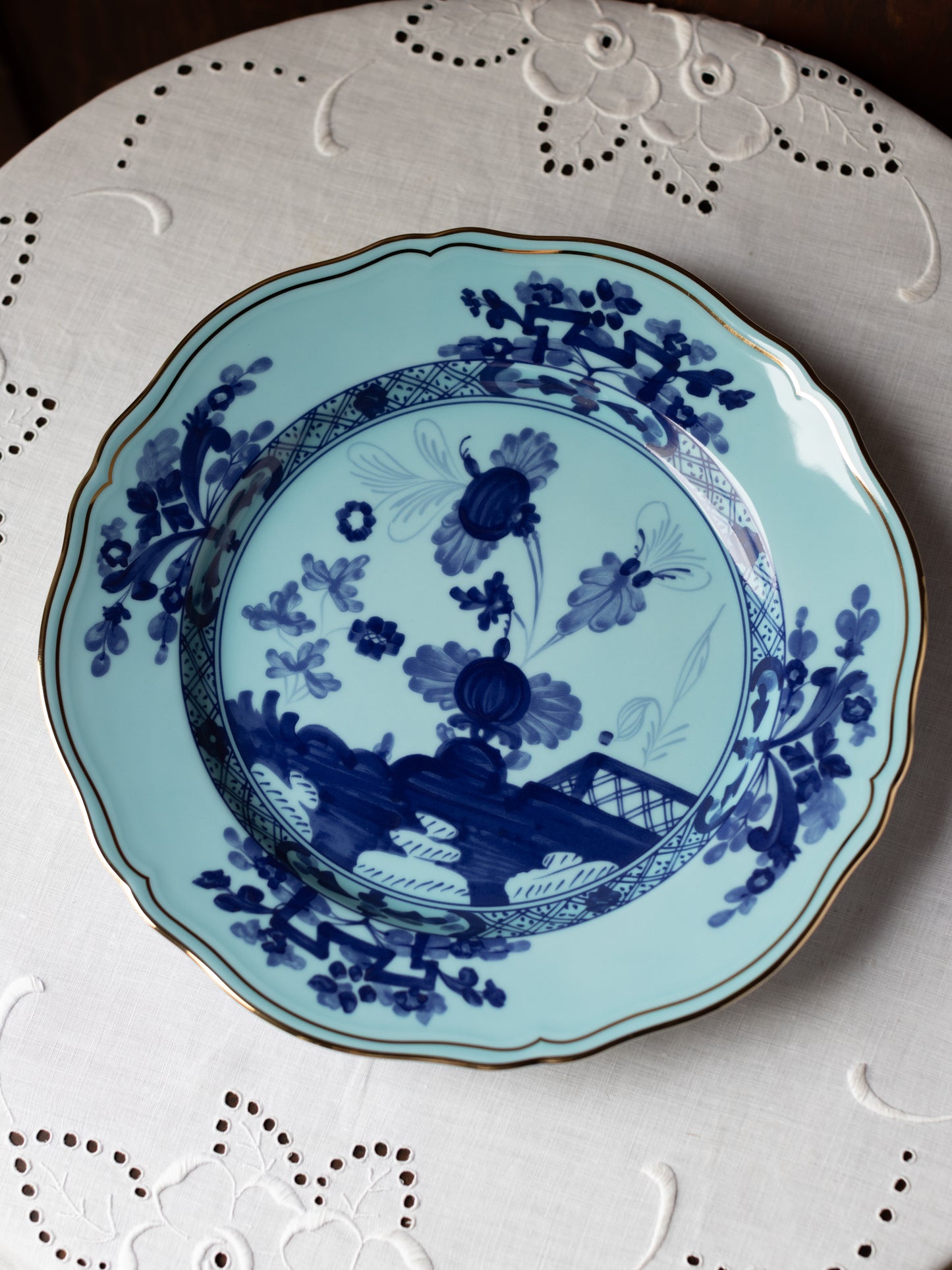 Oriente Italiano Antico Doccia Flat Dinner Plate