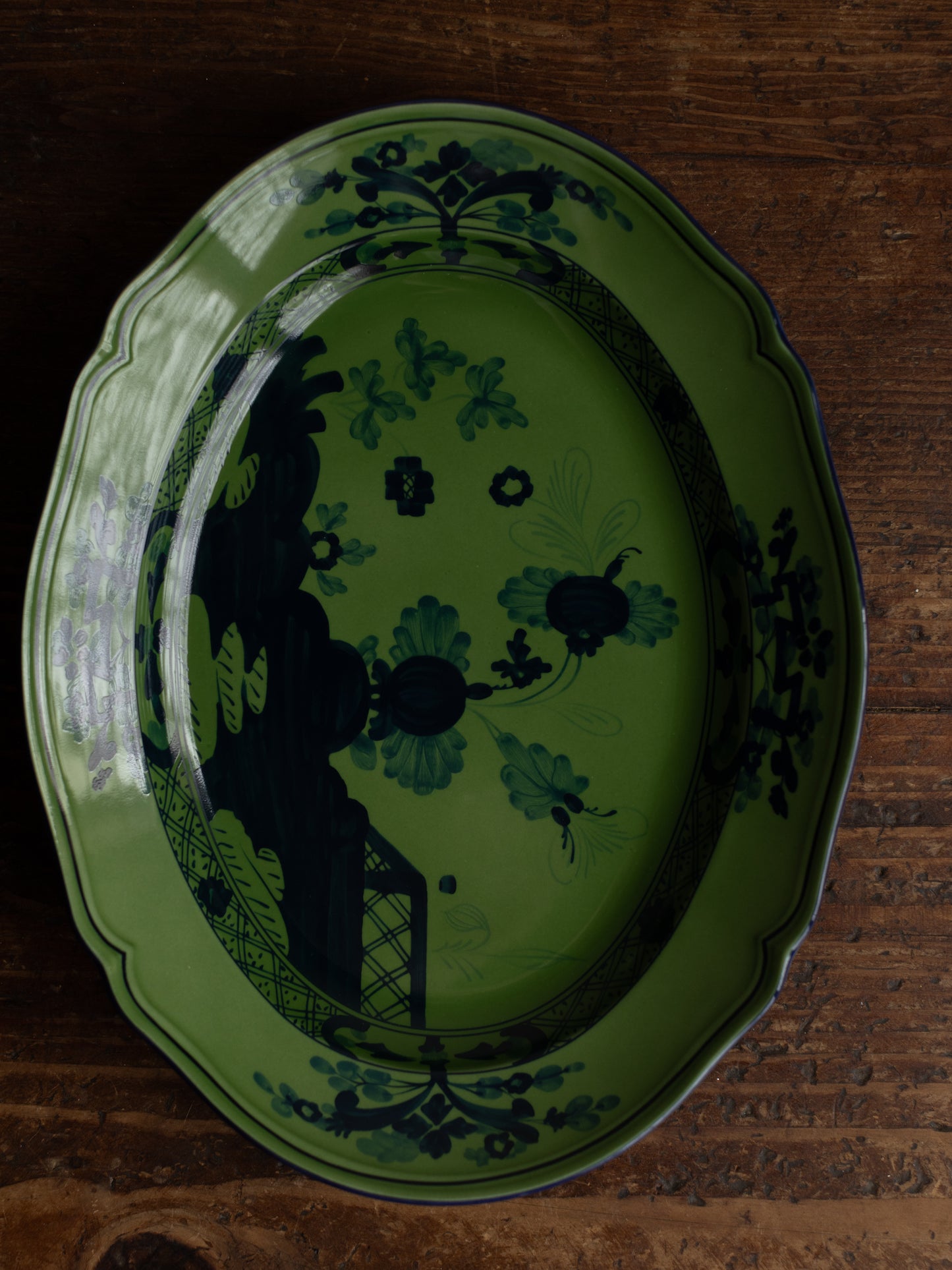 Oriente Italiano Antico Doccia Flat Oval Platter