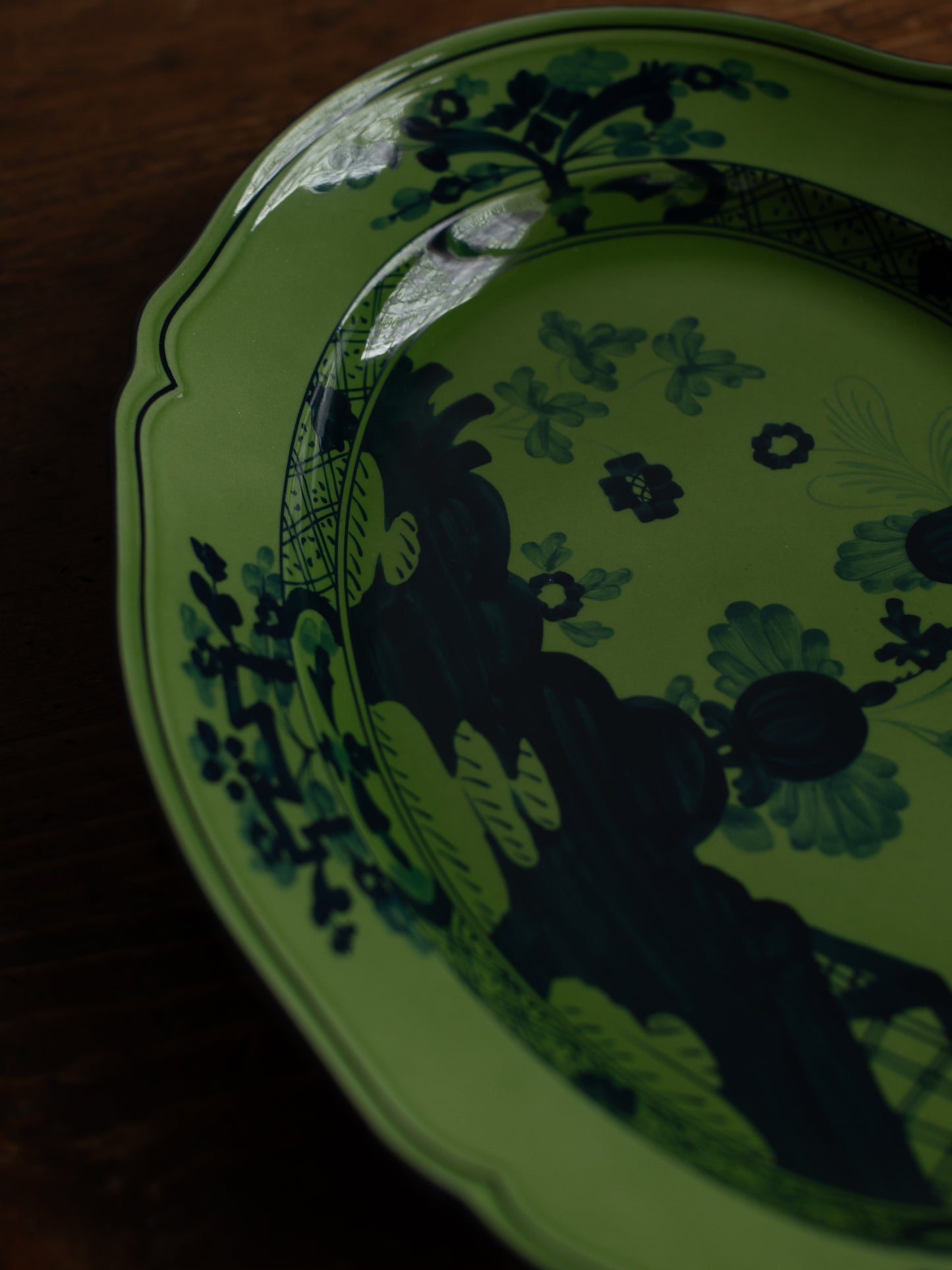 Oriente Italiano Antico Doccia Flat Oval Platter