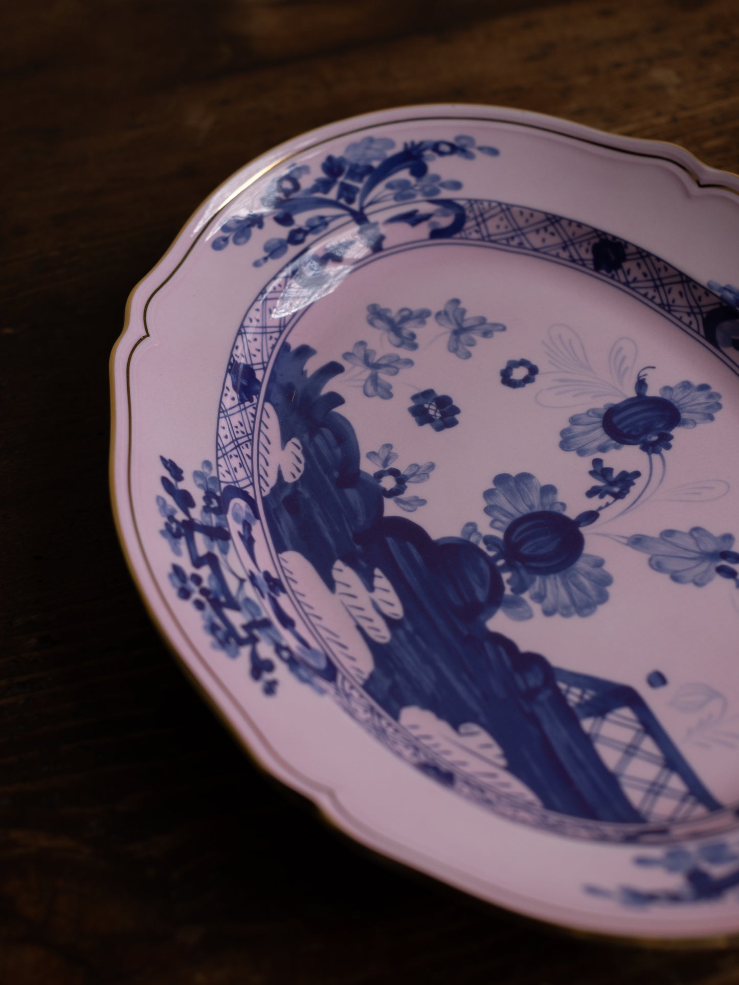 Oriente Italiano Antico Doccia Flat Oval Platter