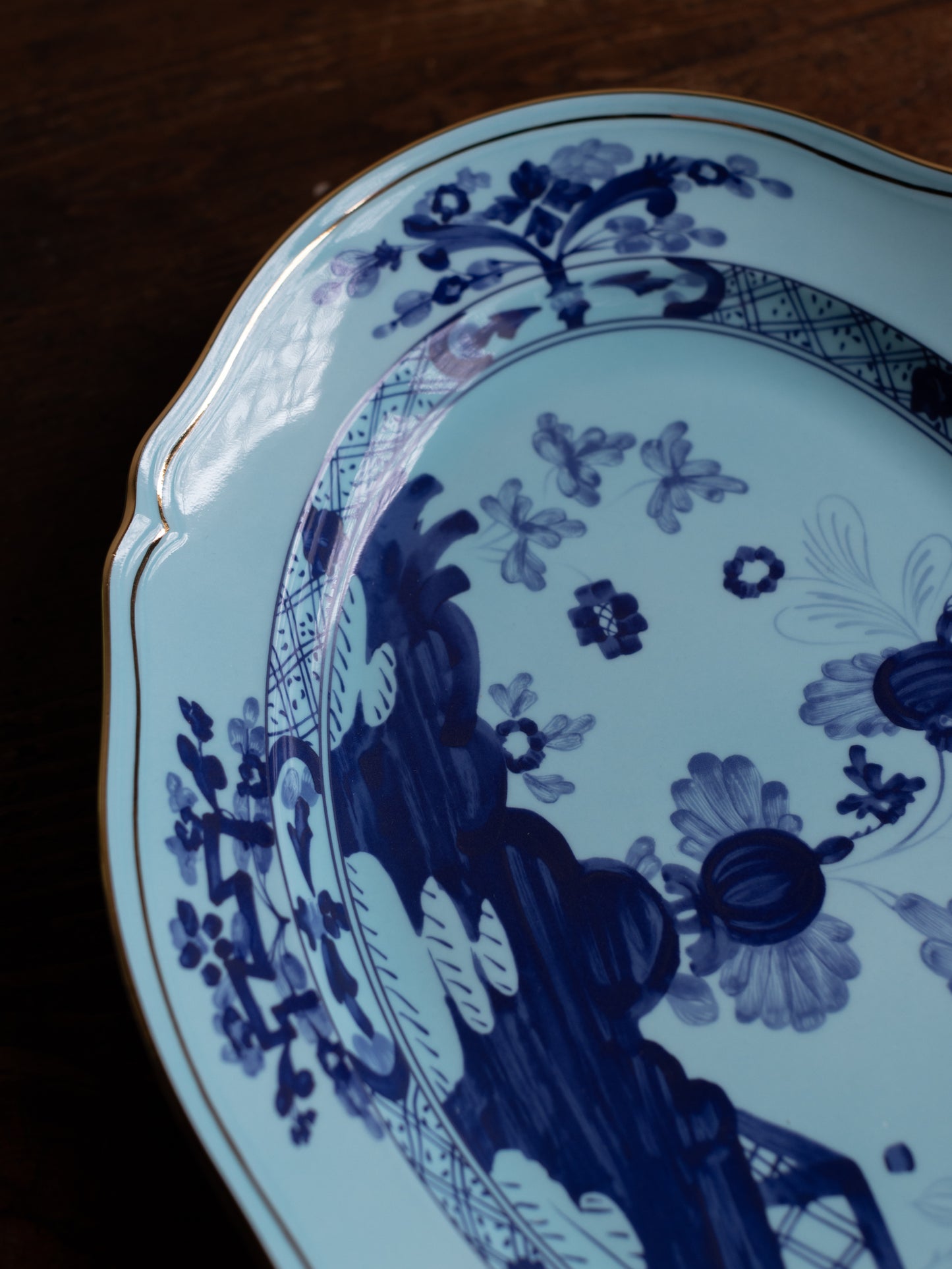 Oriente Italiano Antico Doccia Flat Oval Platter