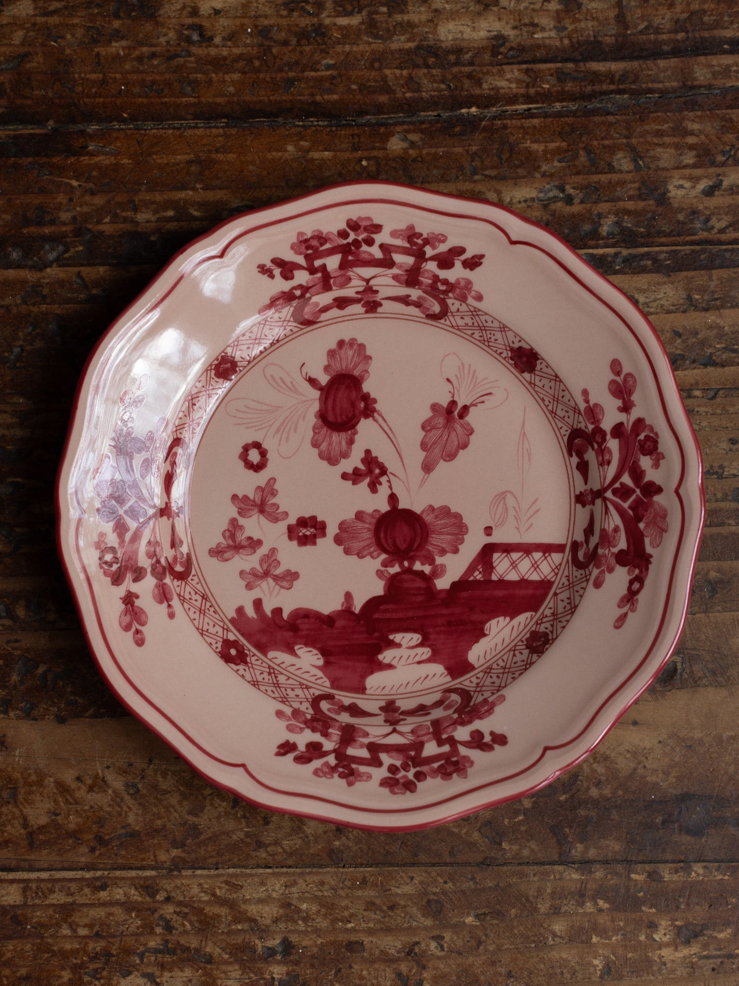 Oriente Italiano Antico Doccia Flat Bread Plate