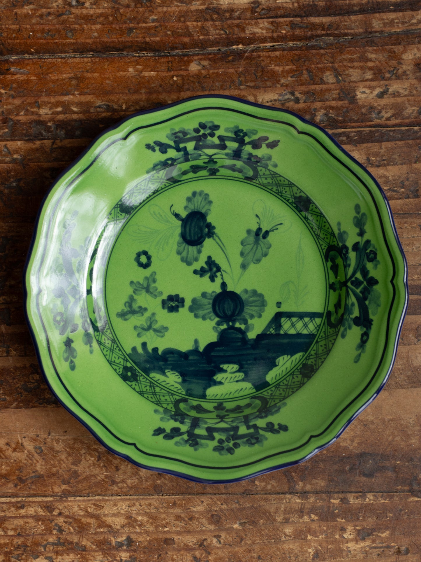 Oriente Italiano Antico Doccia Flat Bread Plate