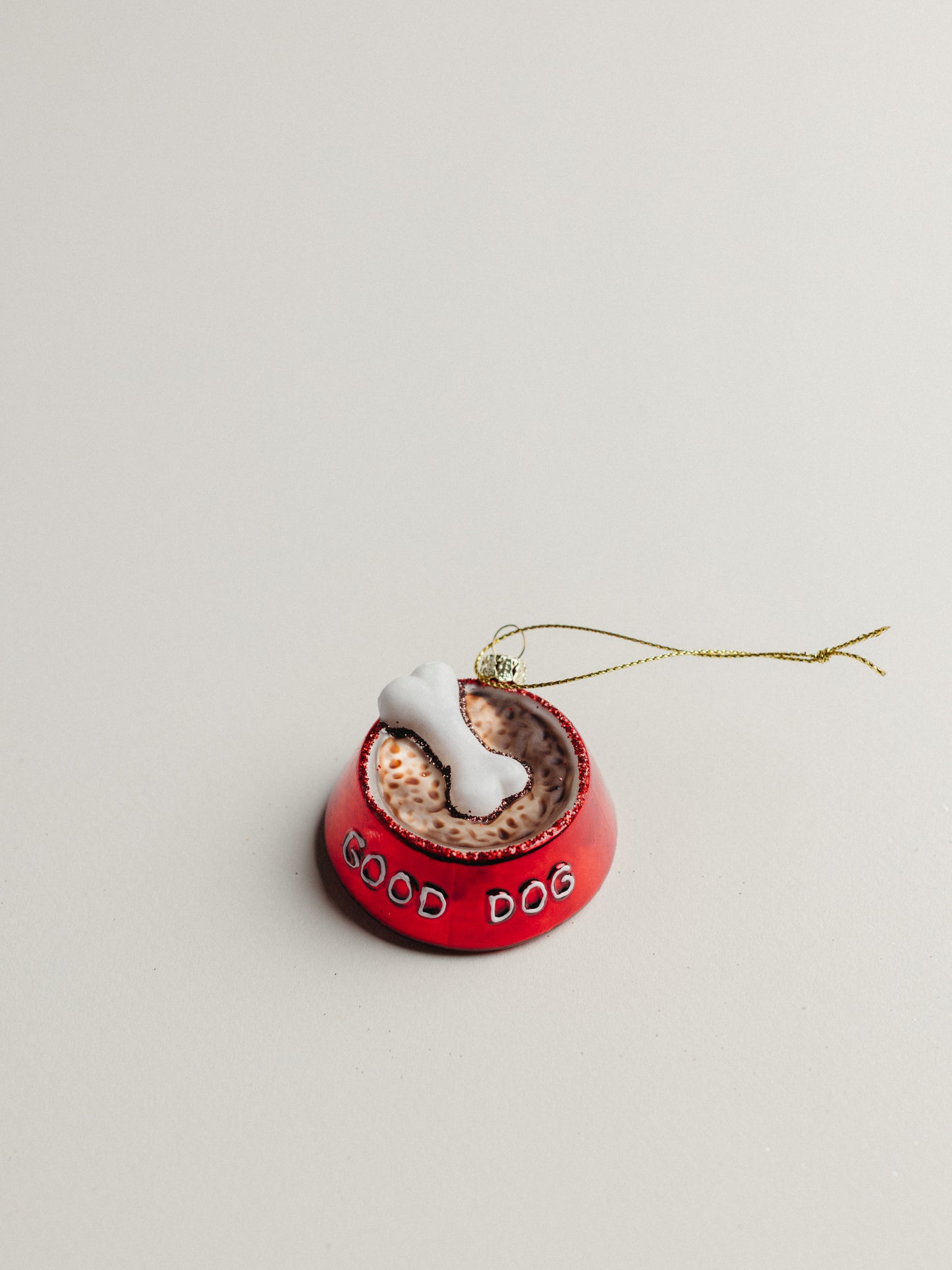 Good Dog Food Bowl Ornament
