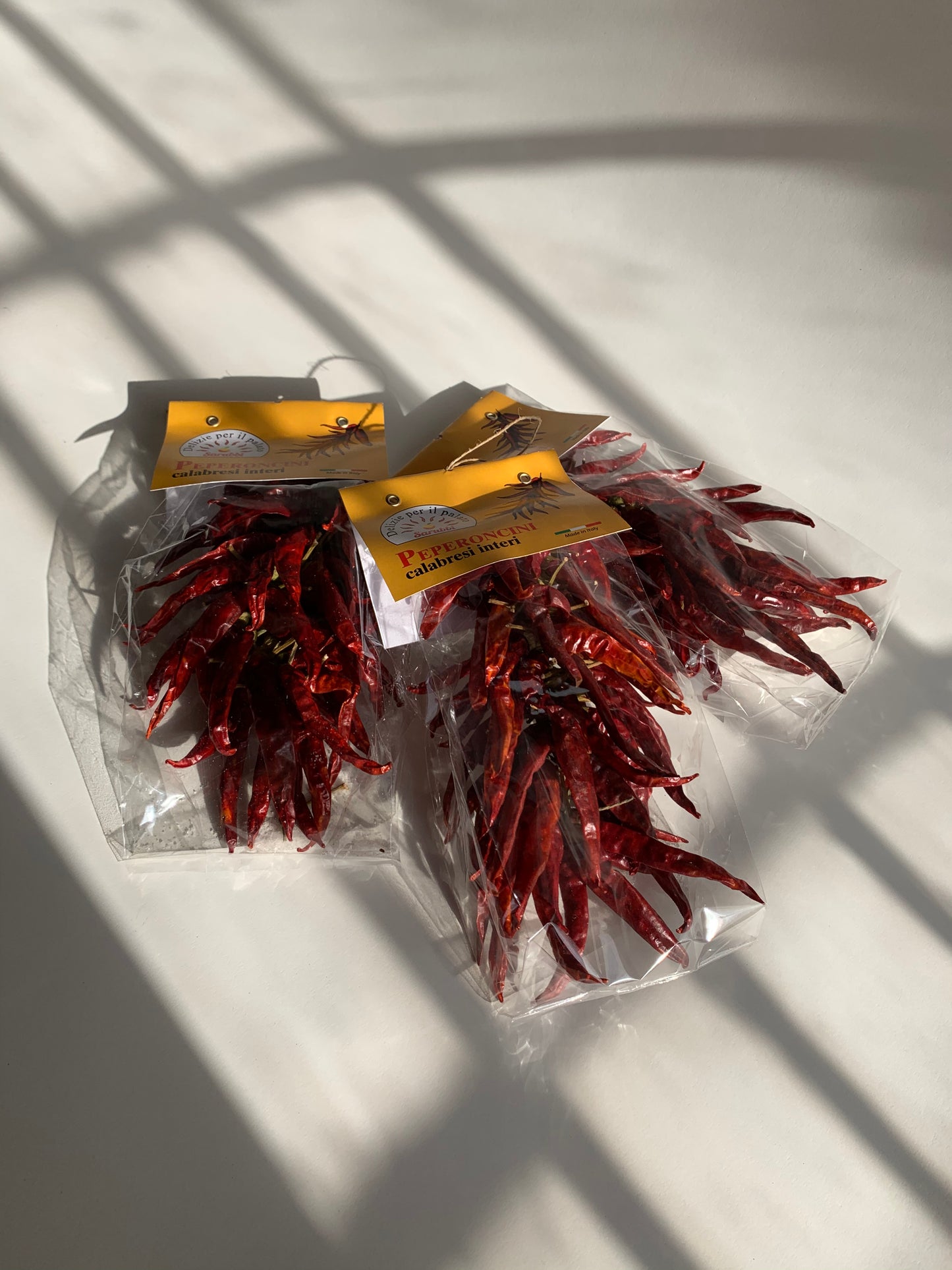 Calabrian "Peperoncino a Treccia" (Dried & Braided Hot Peppers)