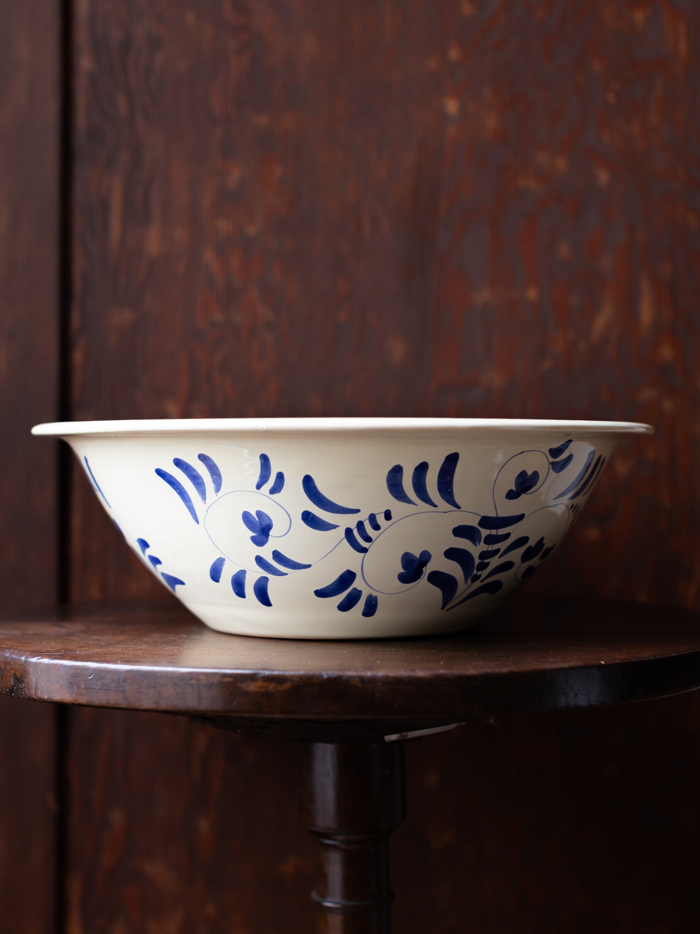 Ceramic "Blue Vines" Catinella Bowl