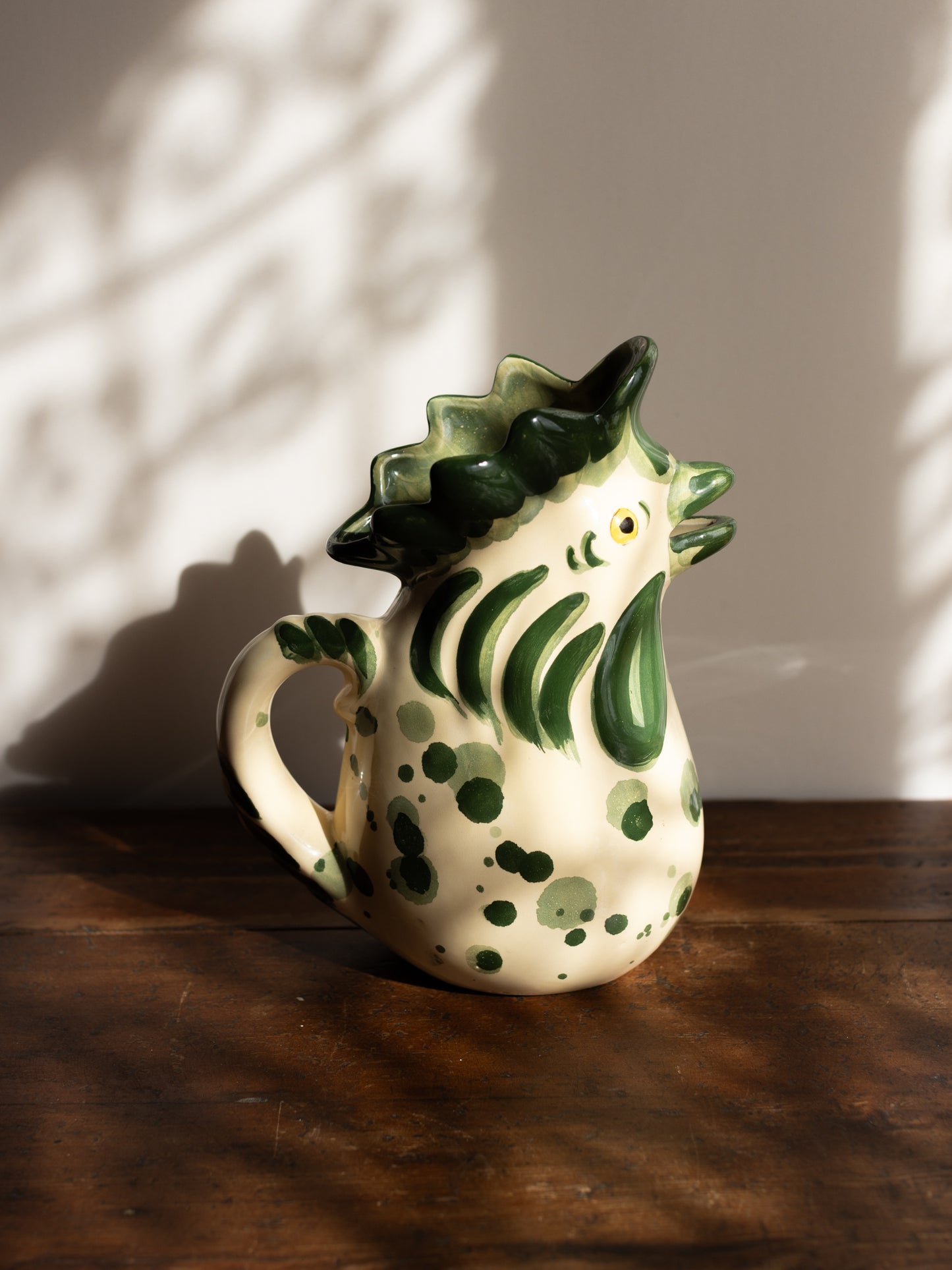 Ceramic Rooster Jug