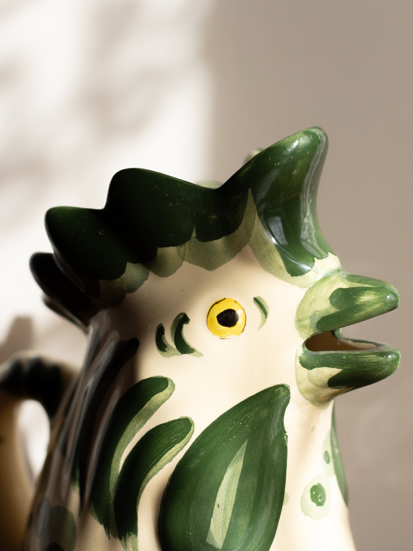 Ceramic Rooster Jug