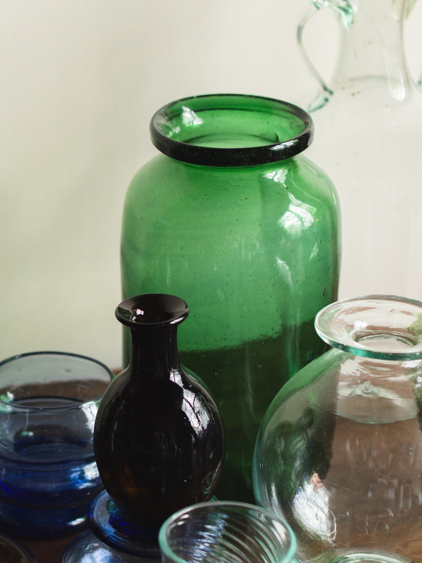 Pharmacy Grand Olive Glass Jar