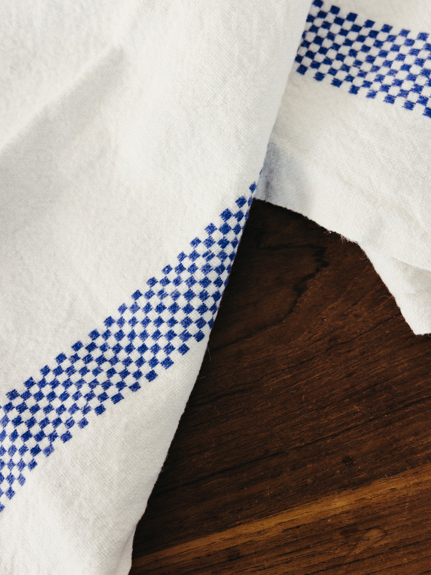 Lustucru Tea Towel - White/Blue