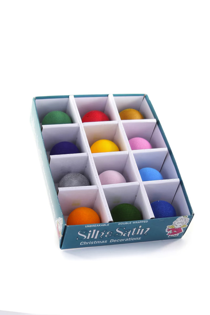 Small Satin Ornament Set