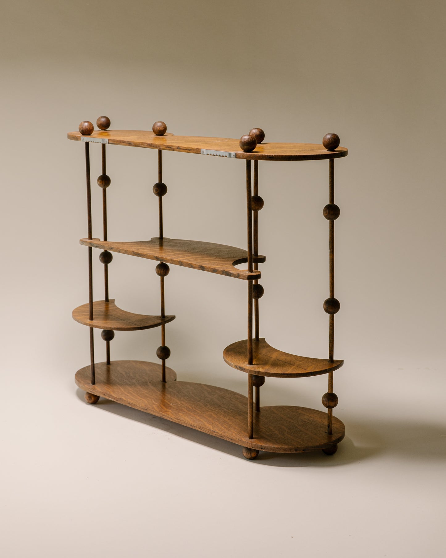 Art Nouveau Hanging Curio Shelves