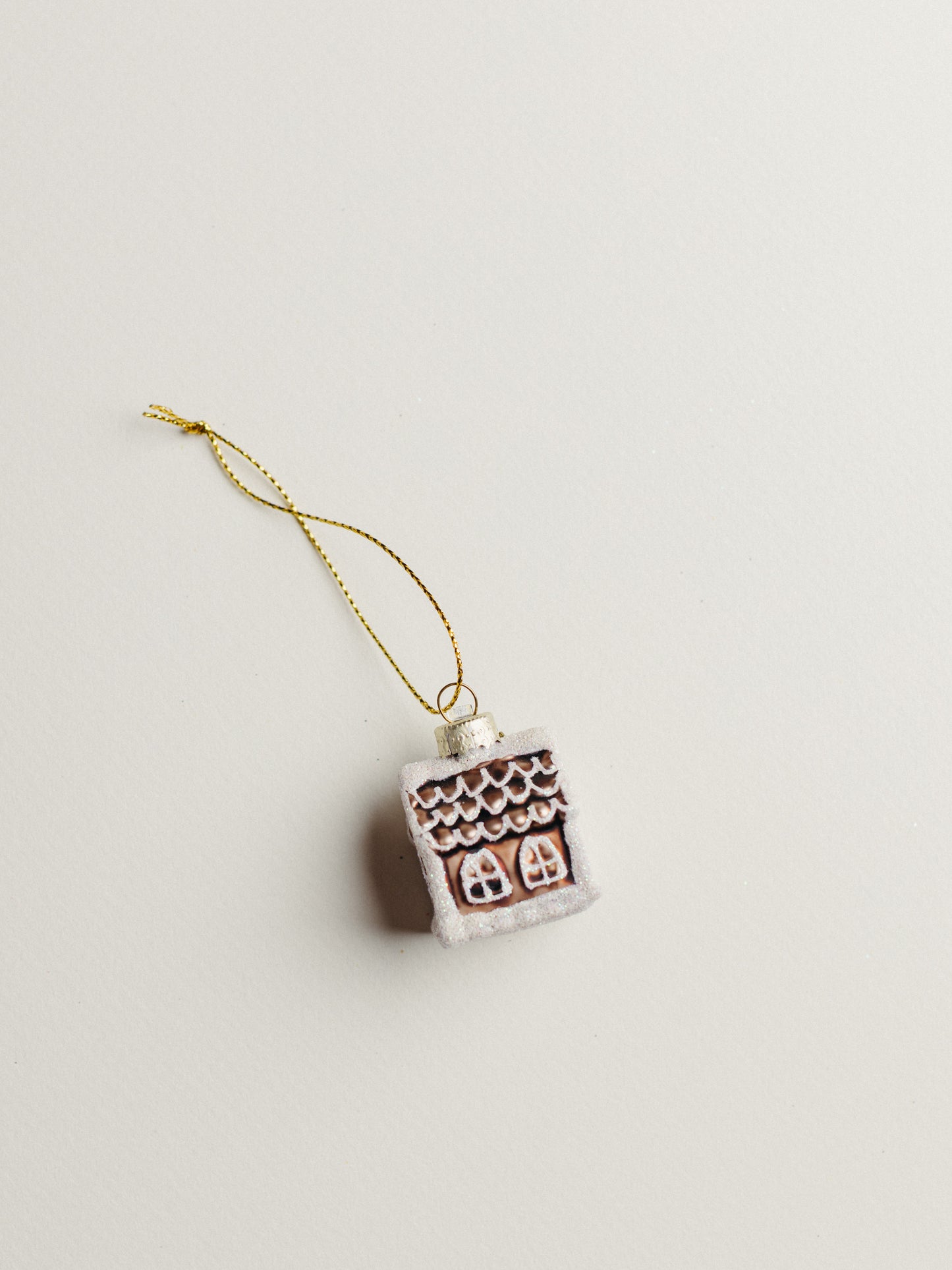 Tiny Gingerbread House Ornament