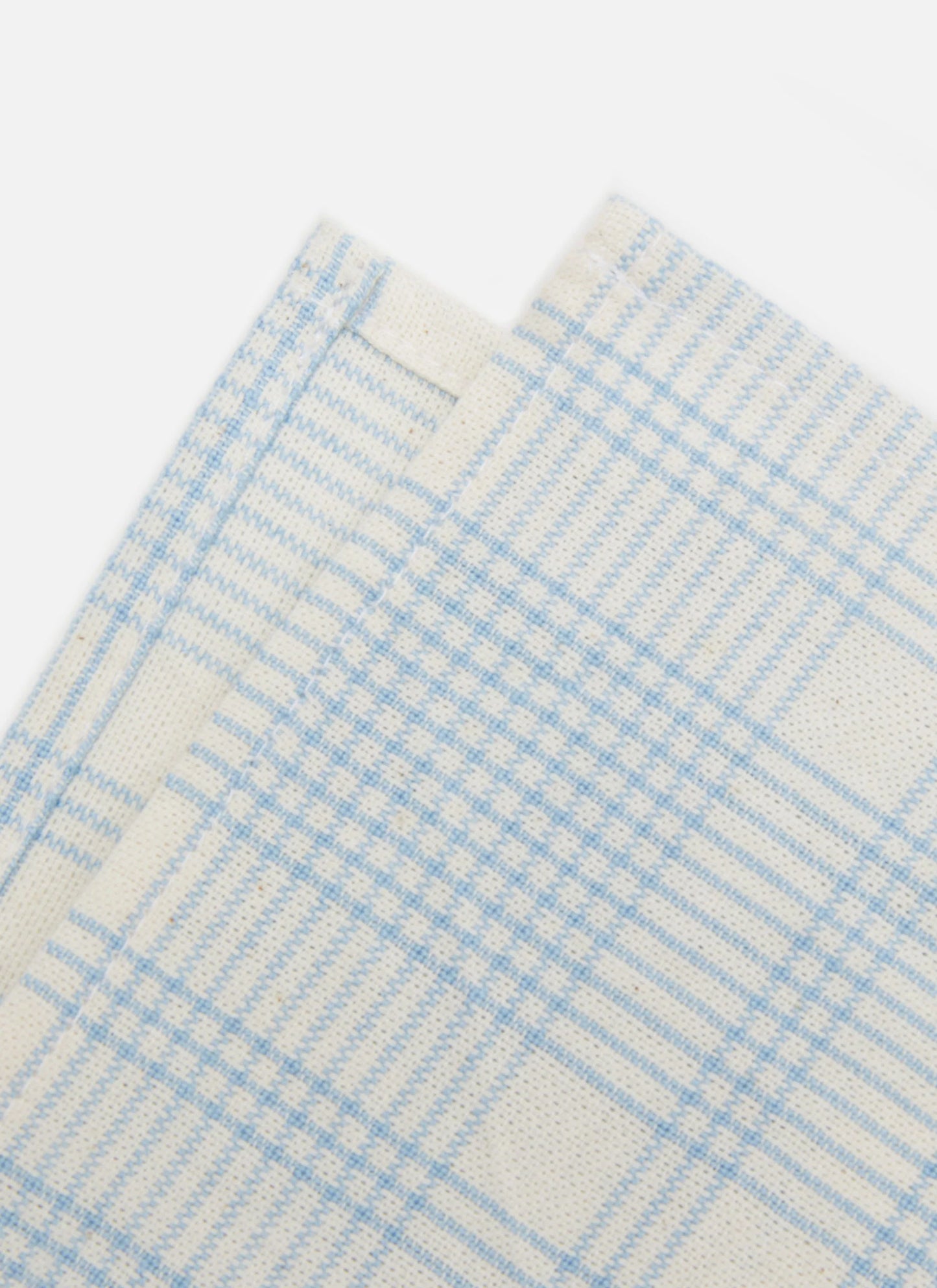 Marianne Plaid Blue Napkins