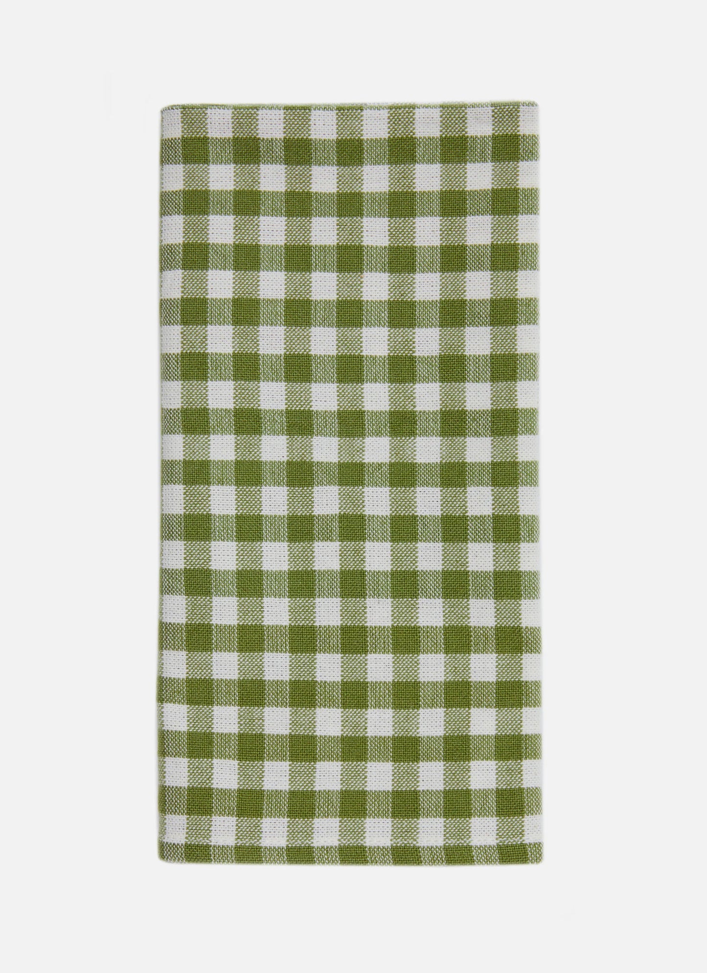Mini Gingham Olive Napkins