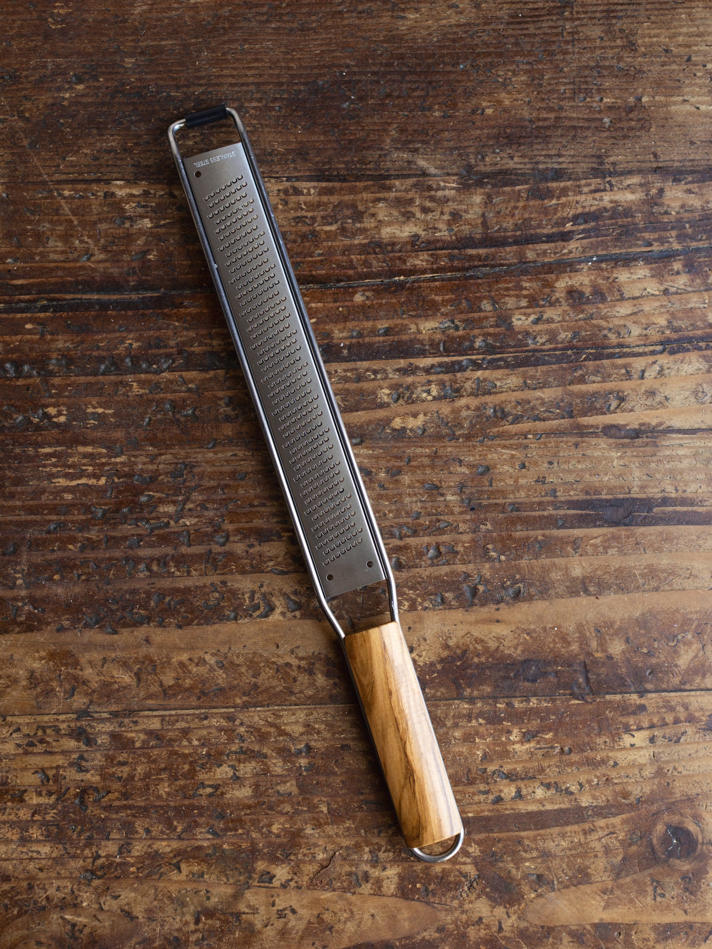 Olive Wood Fine Blade Long Grater