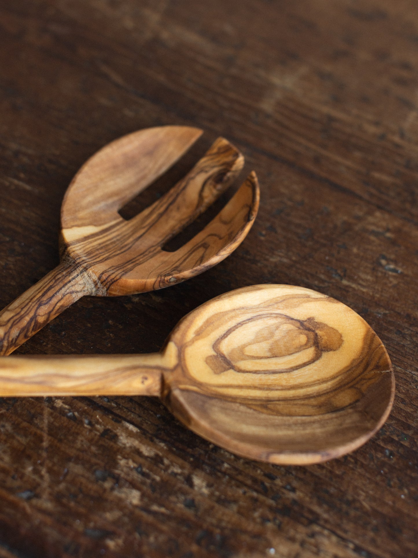 Olive Wood Serving Set