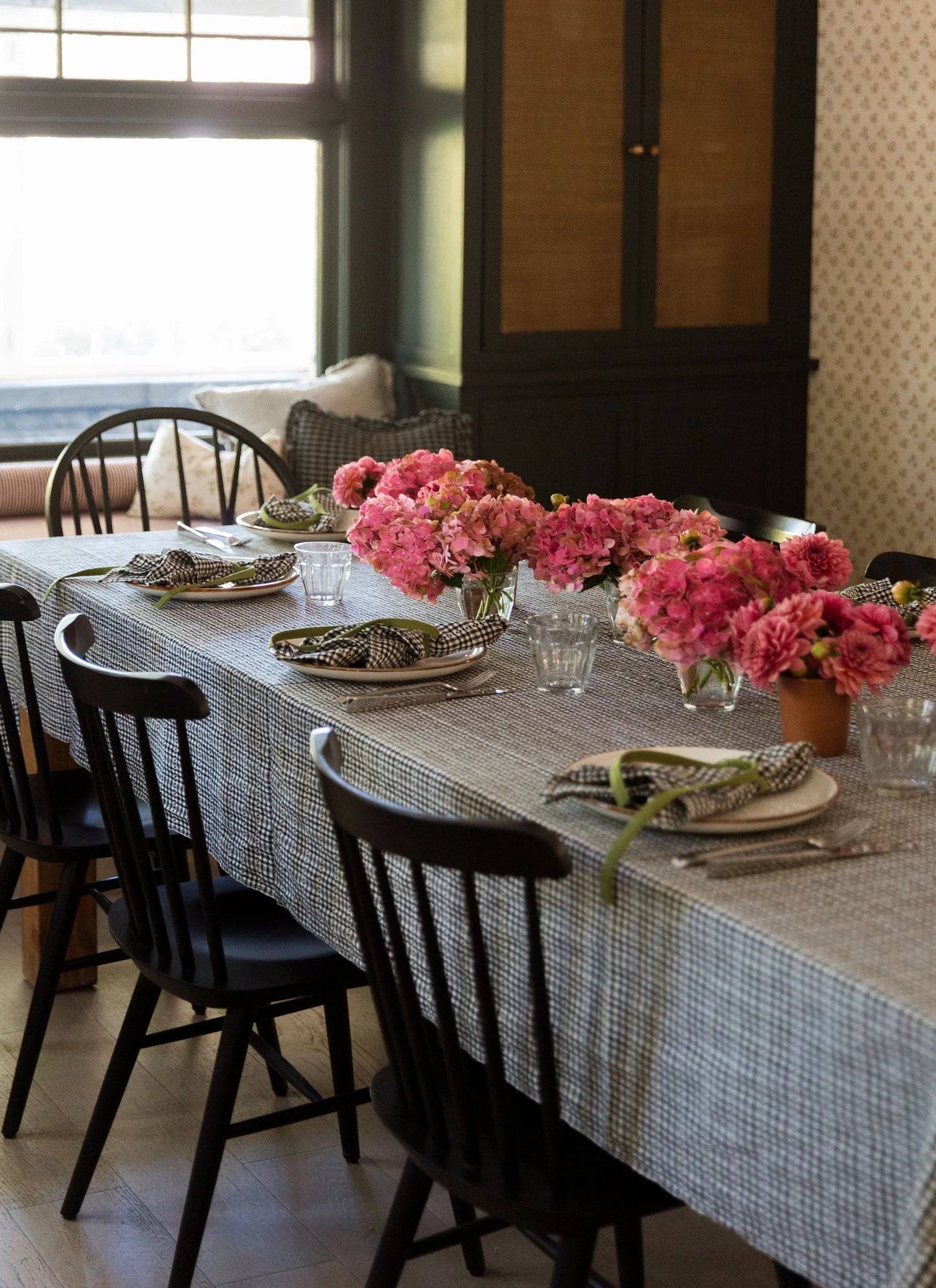 Soho Black Tablecloth