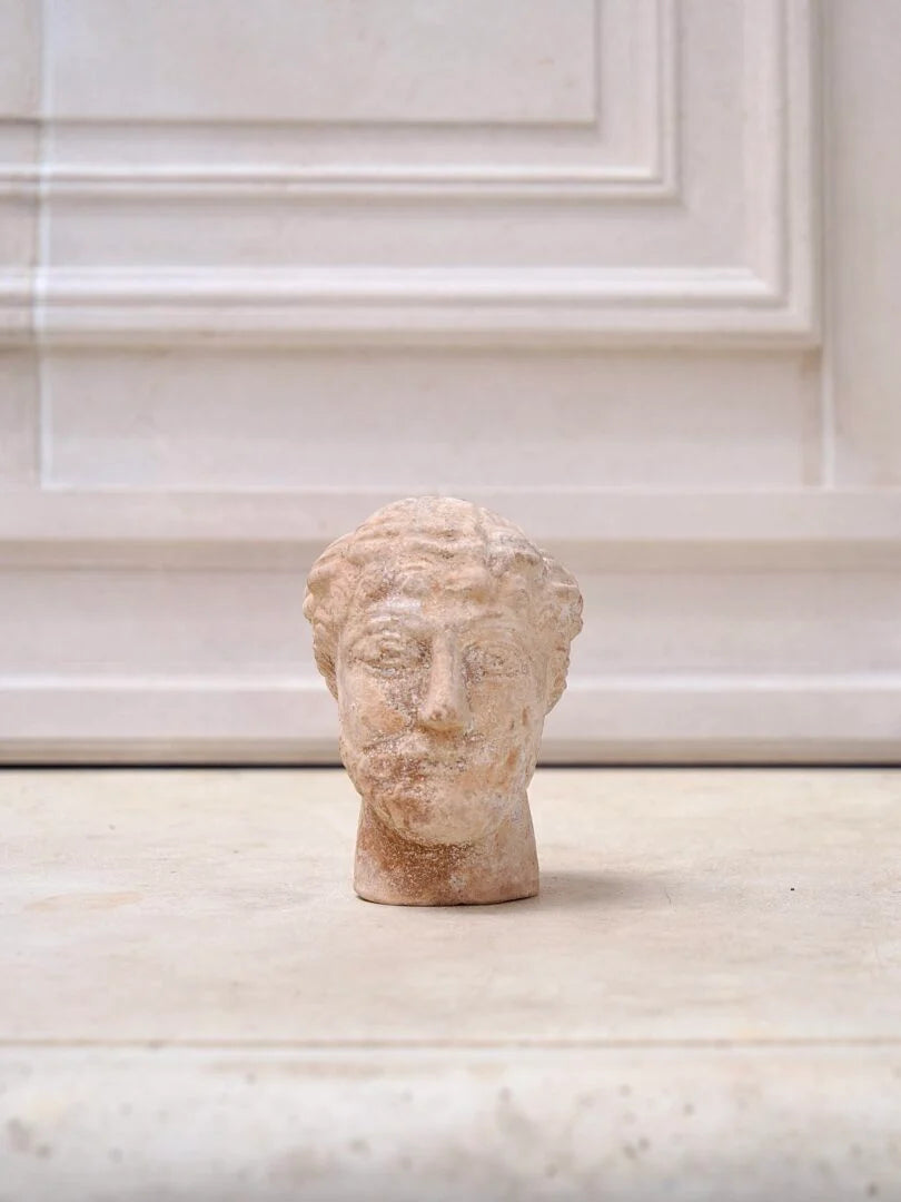 Tête Rodi Homme Terracotta Sculpture