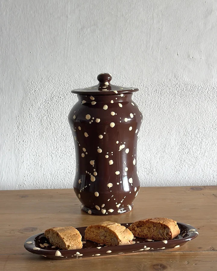 Ceramic Biscotti Jar