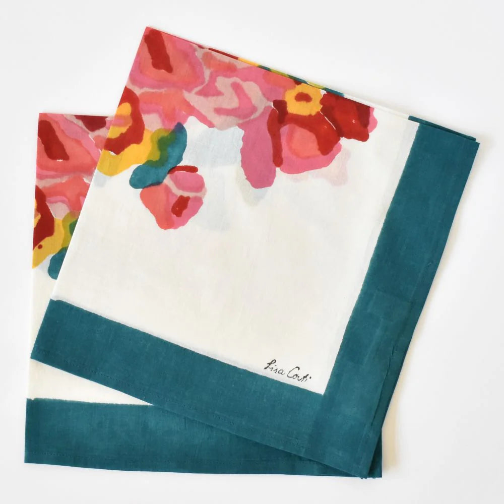 Lisa Corti Lisa Bouquet Cream Napkin