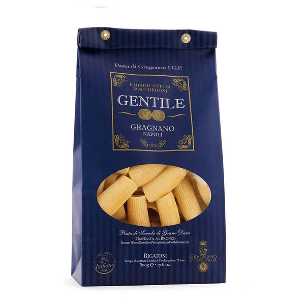 Gentile Organic Rigatoni Pasta