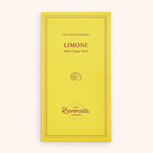 Lavoratti Cinque Terre Lemon Dark Chocolate Bar