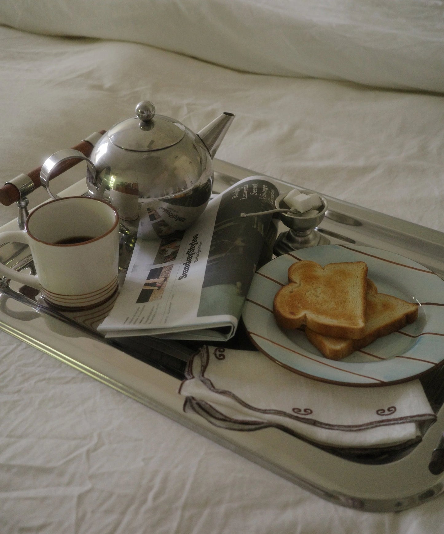 Ali LaBelle x Valsa Home Pajama Hand Painted Dessert Plate (Set of 4)