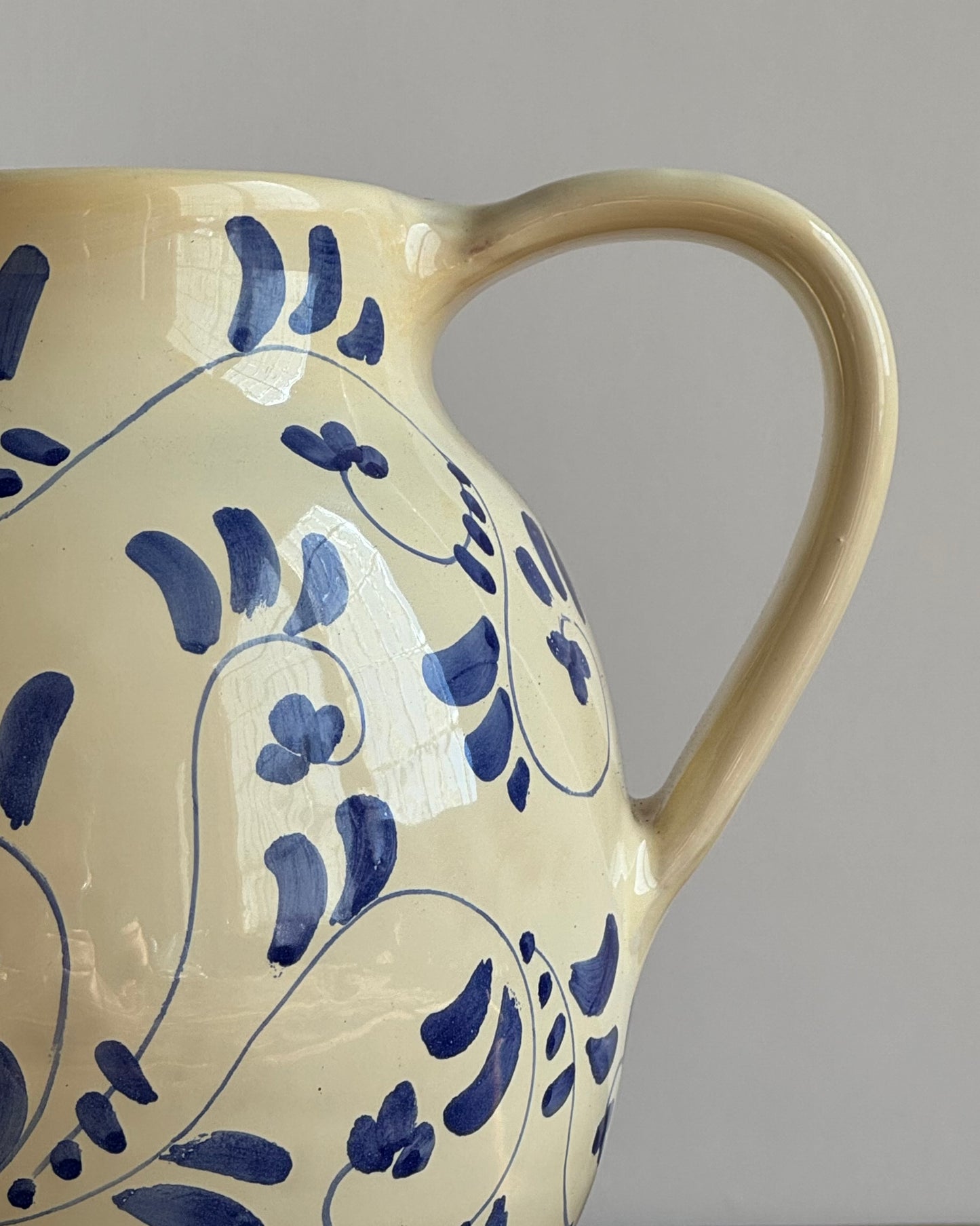 Ceramic "Blue Vines" Boccale Jug