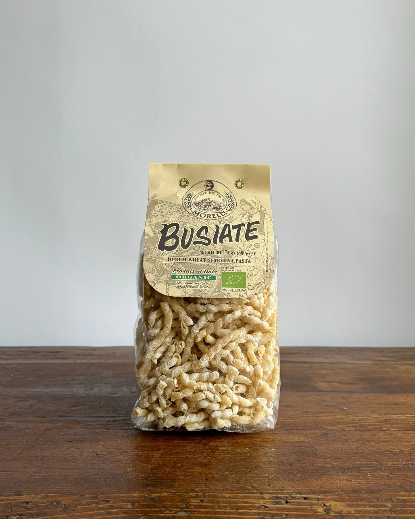 Morelli Organic Busiate Pasta