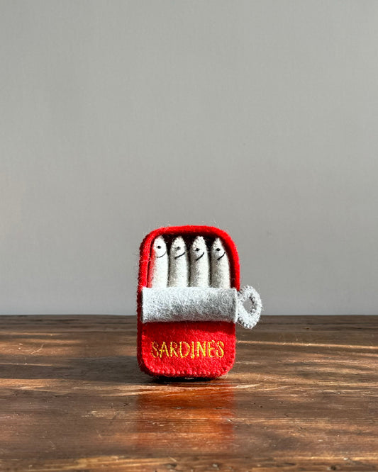 Sardines Tin Felt Ornament