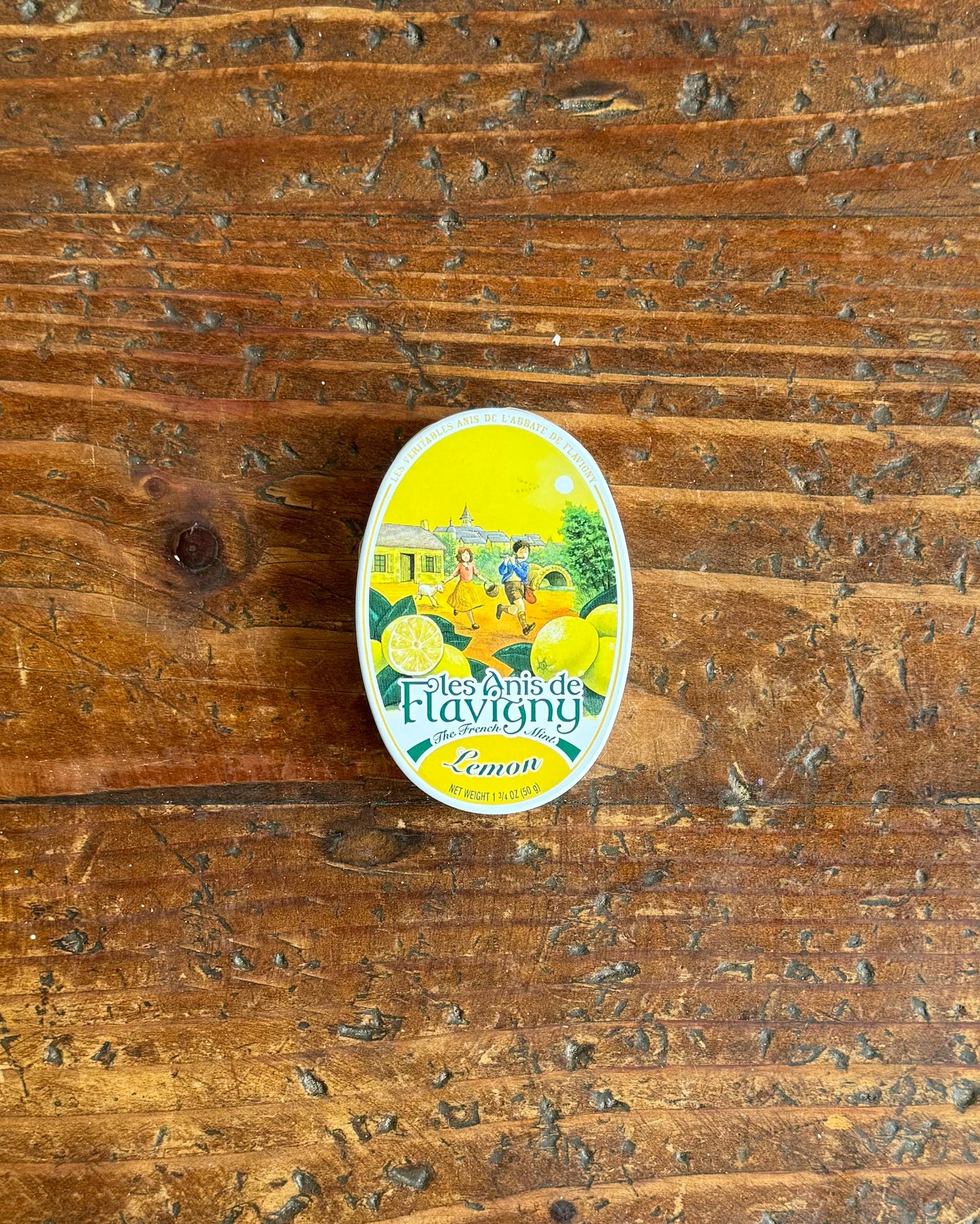 Les Anis de Flavigny All Natural Mints (Oval Tins)