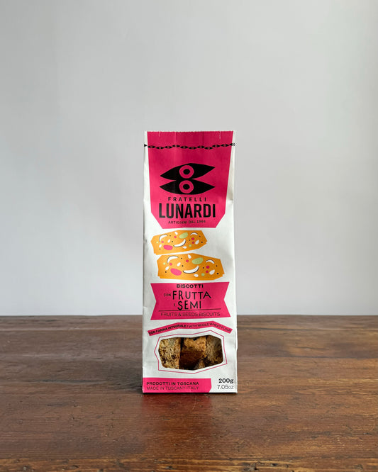 Lunardi Biscotti with Fruit and Seeds, 200g