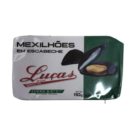 Luças Mussels in Escabeche Sauce