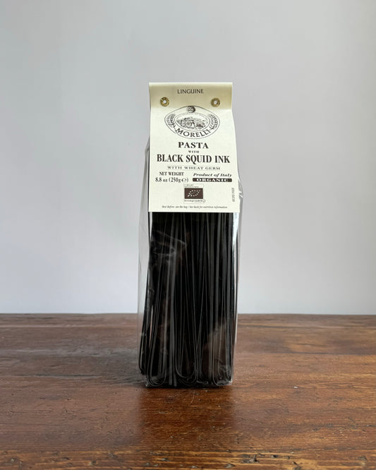 Pastificio Morelli Organic Black Squid Ink Linguine Pasta