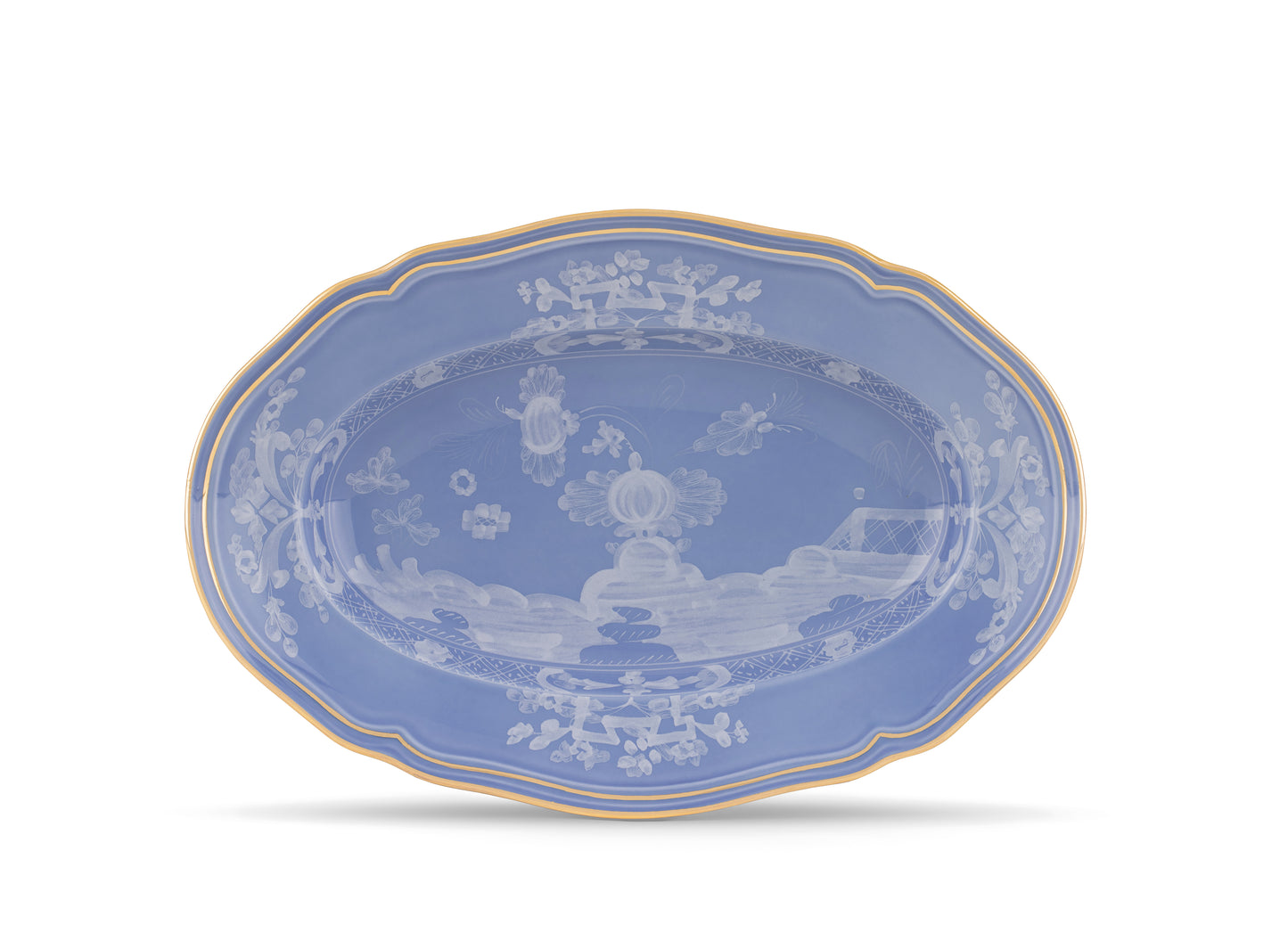 Oriente Italiano Antico Doccia Flat Oval Platter