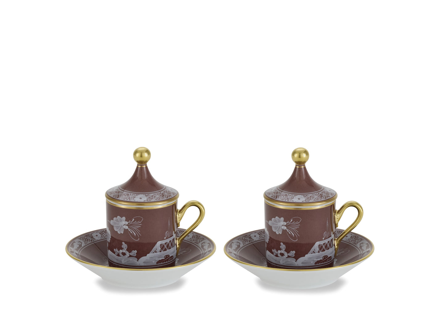 Oriente Italiano Antico Doccia Coffee Set for Two