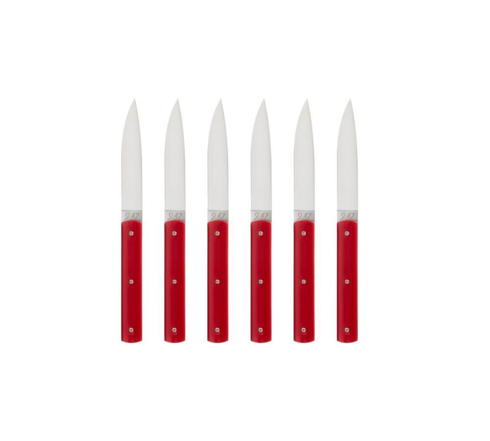 Perceval 9.47 Table Knives - Red
