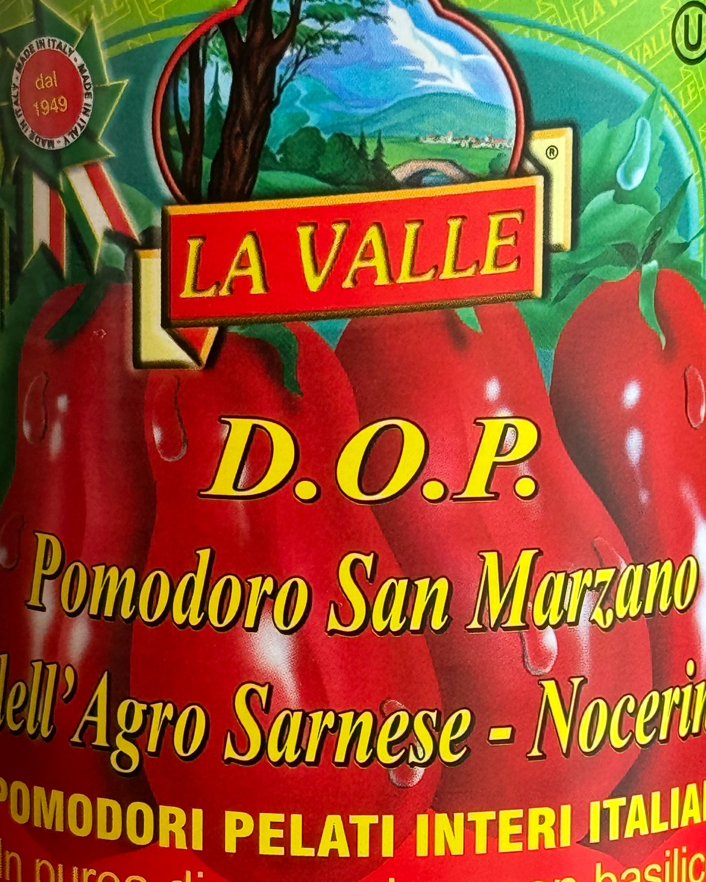 La Valle DOP San Marzano Tomatoes